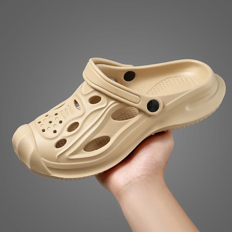 Ciabatte Unisex Leggere in EVA Traforate con Cinturino Regolabile Calzature Antiscivolo per Uso Esterno e Quotidiano
