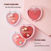 Lameila Blush Palette Nude Contouring for Beginners - Heart Blush Shade 5107