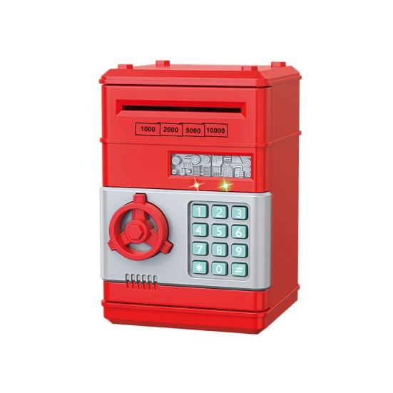 Mini ATM Piggy Bank with Password, Auto-Roll Money Saving Box, Electronic Coin Cash ATM Machine, Birthday Gift for Boys Girls