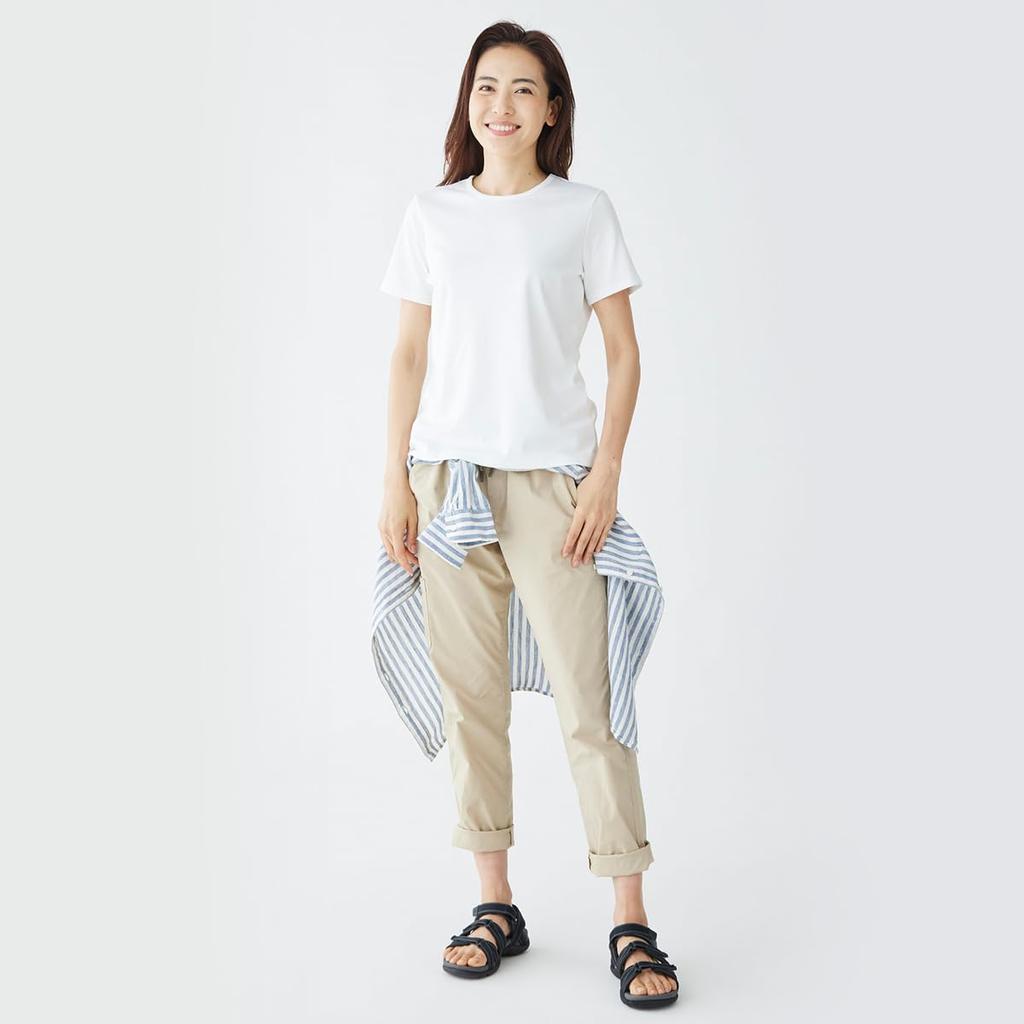 LL Bean Women's Pima Cotton T-Shirt, Short Sleeve, Crew Neck, US Fit, Regular, Size Small, Raven Blue, 1000003903