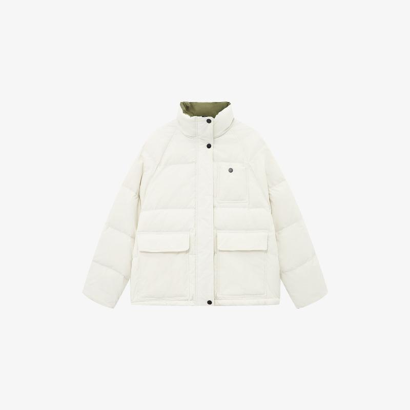 

New dopamine winter cotton-padded jacket thickened cotton-padded jacket small loose short bread clothes XL (145-84 kg recommended)