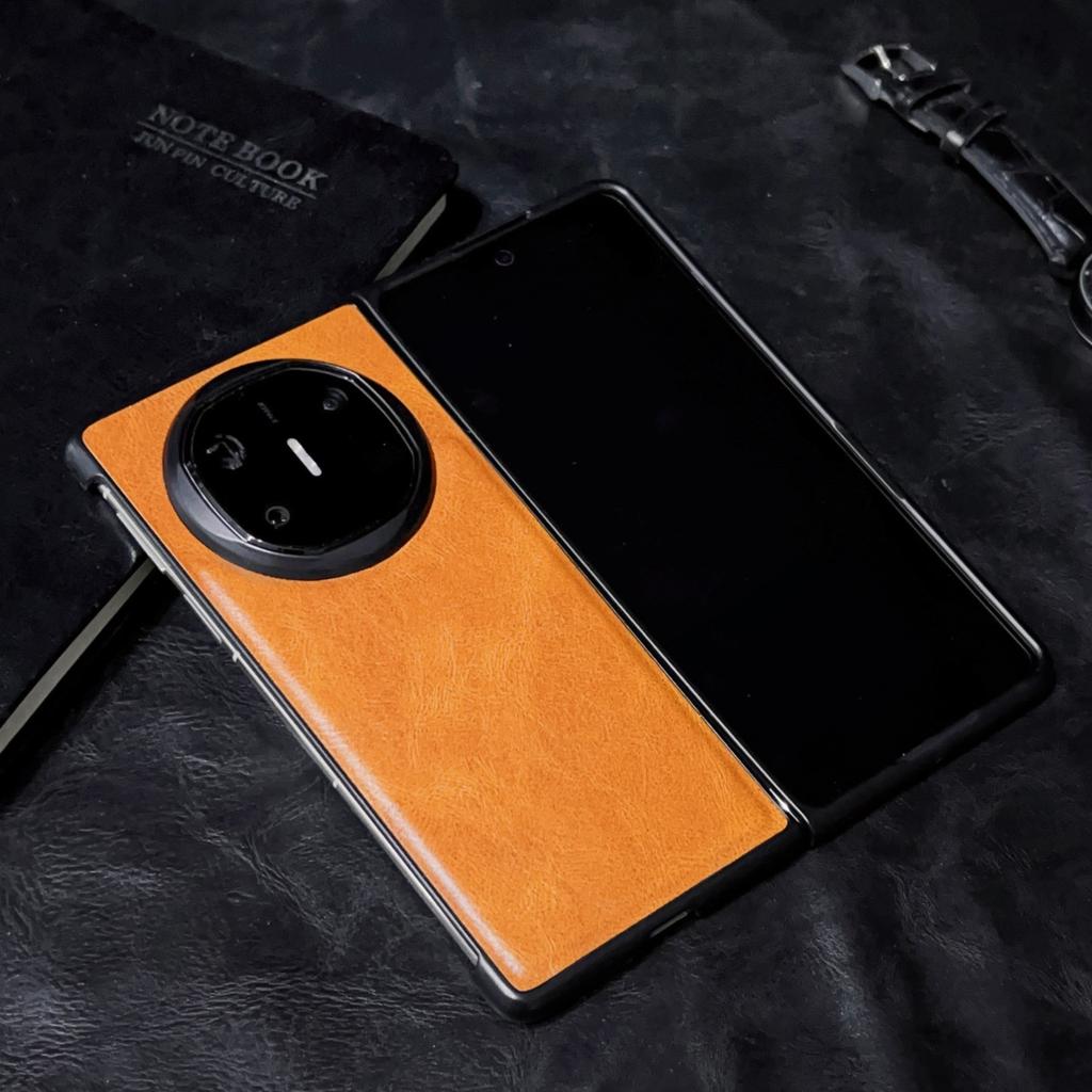Suitable for Huawei Matex1 Mobile Phone Case mateX1 Collector's Edition Central Shaft Protective Case Matax1 Plain Leather Anti-drop Case