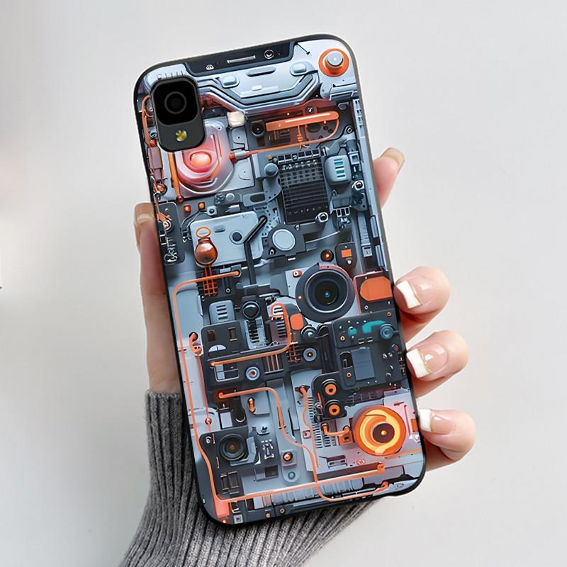 Casing For TCL 30Z 30T 30LE Phone Case Luxury Dragon Cute Cool Boys Girls Black Soft silicone Back Cover For TCL 30 Z T LE Shell