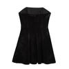 2024 Autumn/Winter High-End Velvet Jumpsuit Dress for Women