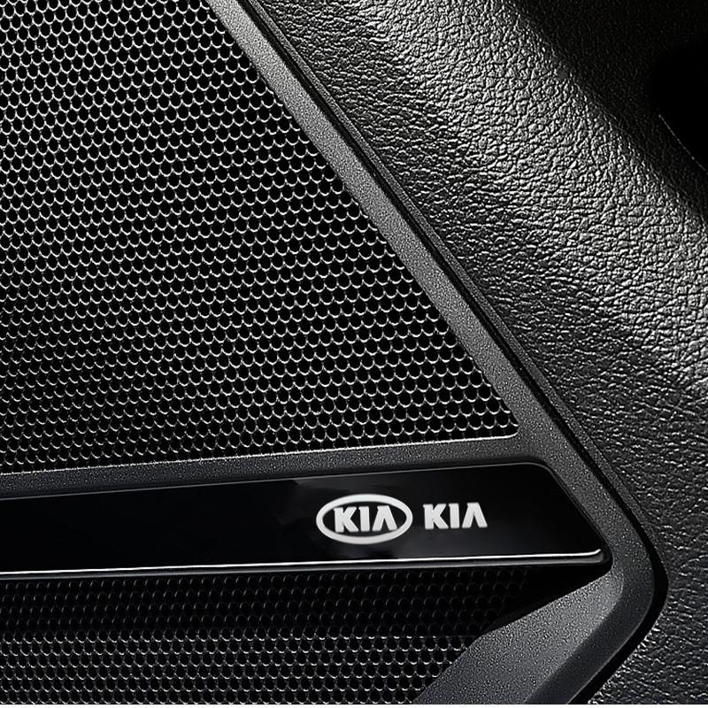 AABIV1 For Kia Rio Ceed Sportage Cerato Soul Sorento Picanto Optima Car Metal Emblem Wiper Stickers Reflective Decor Decals Accessories