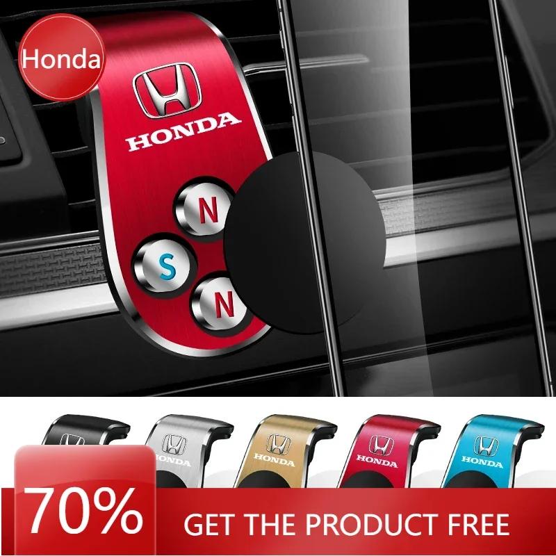 FIT Auto Neuer Honda 1 Stück Auto Magnetisch L-förmig Auto Spezifischer GPS Handyhalter Emblem Für Honda Mugen Power Jazz City Accord FIT H