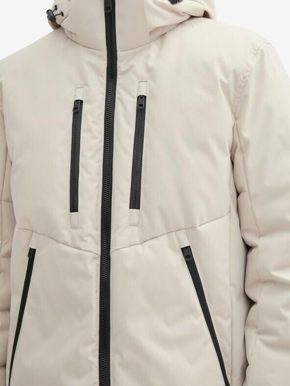 Зимняя куртка Tom Tailor Funktionsjacke Kapuze offwhite