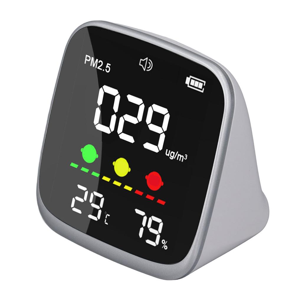 Air Quality Tester High Accuracy Portable PM2.5 Temperature Humidity Detector for Home