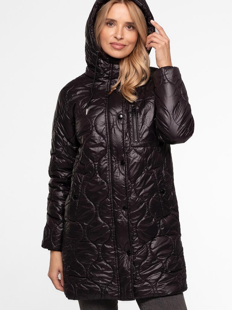 WOMEN' QUILTED LIGHTWEIGHT JACKET WITH HOOD