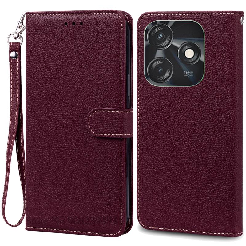 For Tecno Spark 10C Case Leather Wallet Flip Case For Techno Spark 10C Cover Coque Fundas For Tecno Spark 10C 10 C Phone Case