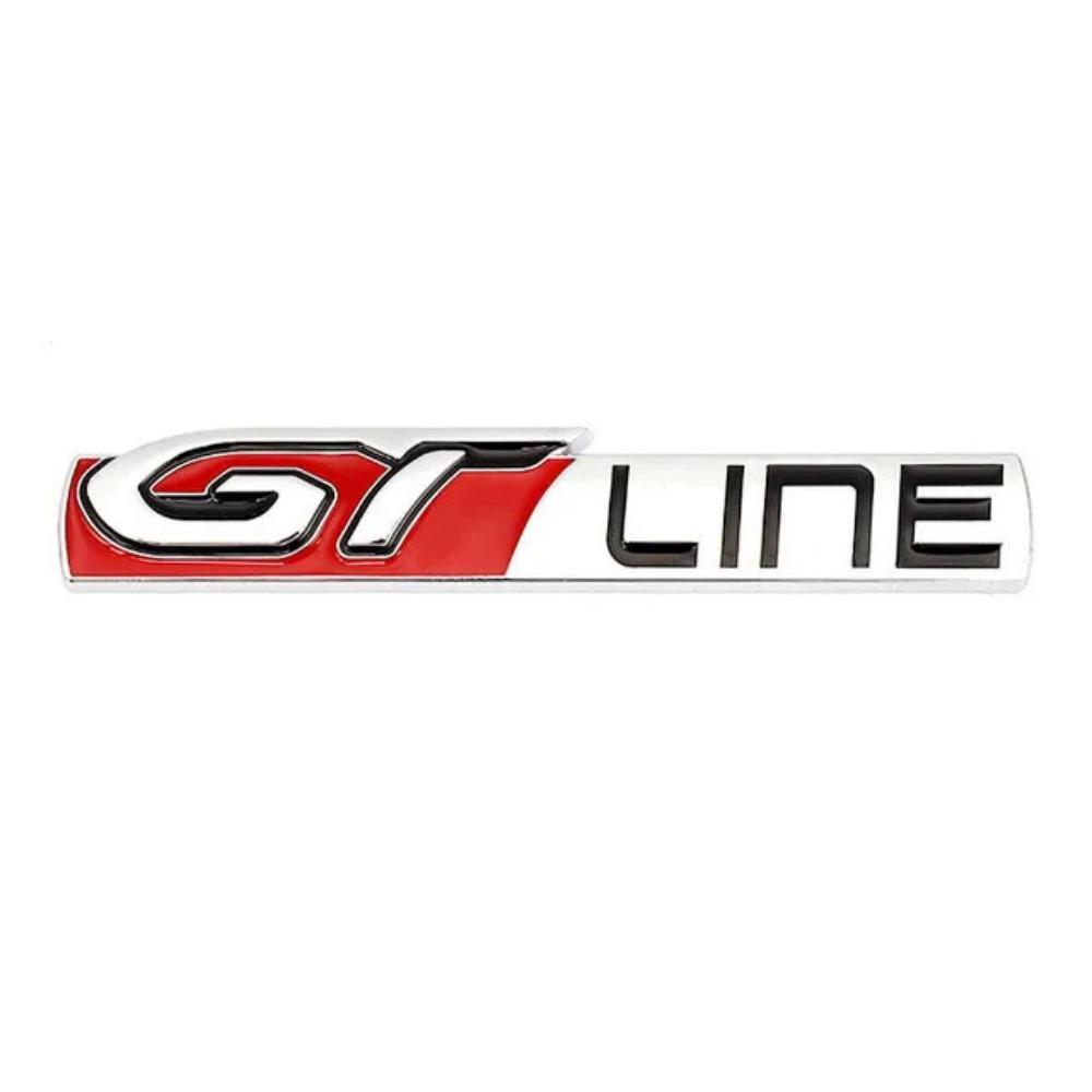 For GT Line Logo 308 508 Car Rear Boot Trunk Tailgate Emblem Side Fender Badge Decals Stickers