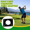 Golf Cart Charging Port Adapter Compatible with Noco GCP1 110v AC 36v EZGO TXT Carts Charging Plug Part Type for Lithium Battery Conversion and