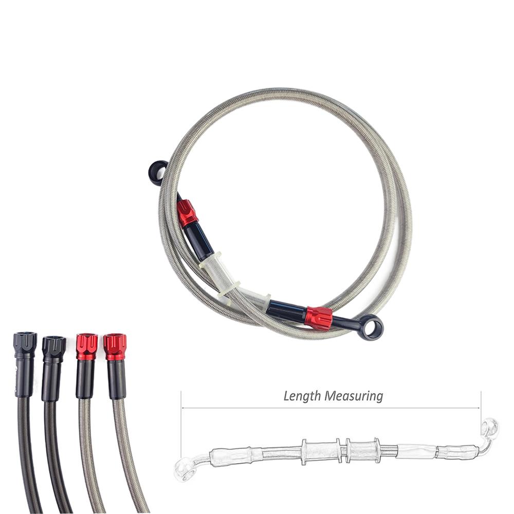 motorcycle brake hose AN3 Braided Hydraulic Clutch Tube Master Cylinder brake line for xr250r honda cr xr650r kx 250 450 crf