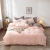 Solid Color Duvet Cover Polyester Quilt Cover 150x200 Comforter Cover Girls Boys Room Bedding funda nordica (No Pillowcase)