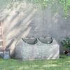 Greenhouse with Windows, PE Mesh Film, Foil Greenhouse Made of Steel, Hothouse for Balcony, Garden, Tomato House 120x60x60cm