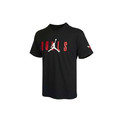T-shirt da Basket con Stampa di Lettere Vintage da Uomo Top Neri DA6507-010