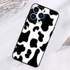 White Black Cow Print Phone Case For iPhone 17 Air 16 15 14 13 11 12 Pro Max Plus 12 13 Mini 16e 17 Pro Max Cover