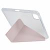 Tablet Case For iPad Air 11 (2025)/(2024)/Air (2022)/(2020)/Pro 11 (2022)/(2021)/(2020)/(2018) , Origami Stand Clear Back PU Leather Cover