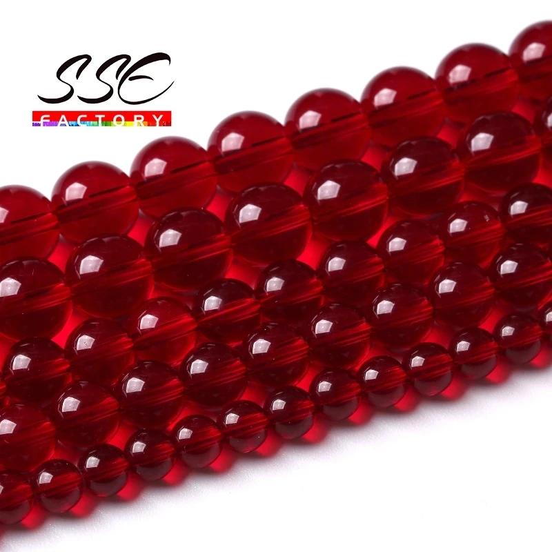 Přírodní bílé achátové kamenné korálky Onyx Kulaté volné distanční korálky Pro výrobu šperků DIY náramkové doplňky 4 6 8 10 12mm 15" palců
