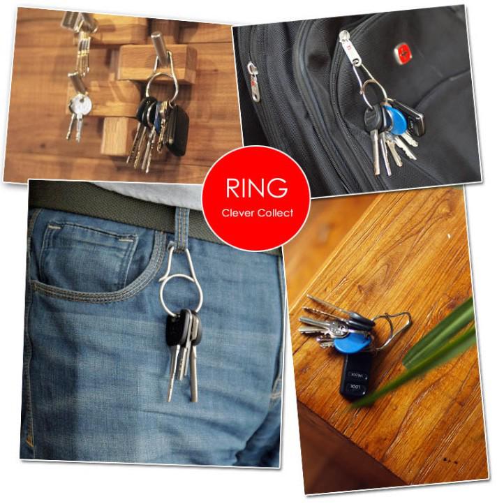Quick-Release Titanium Keychain: Creative Key Ring Pendant & Men's Waist Hanger