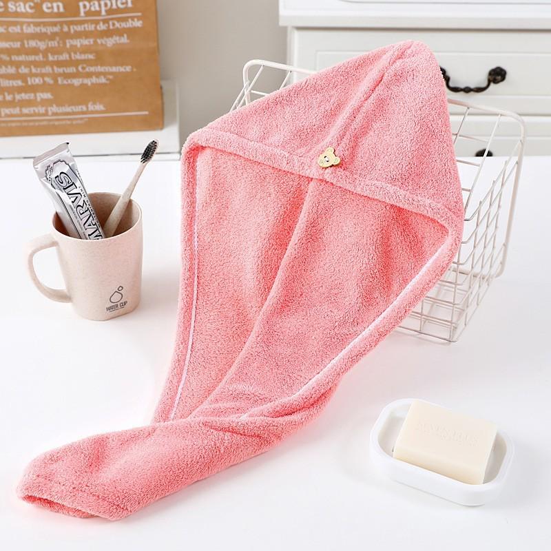 Women's Super Absorbent Quick-Drying Hair Wrap Towel for Long, Thick Hair