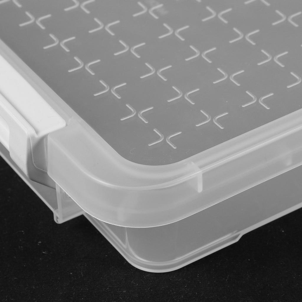 Stackable A4 Size Transparent Document Storage Box File Organizer Box for Office School Home Travel Desk Tidy Wear-Resistant