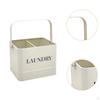 Laundry Washing Powder Storage Box Iron Accessory with Handle Multifunctional Container