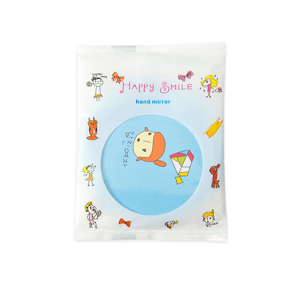 Dog Cartoon Makeup Mirror Sweet Strawberry Panda Cosmetic Ins Letter Small Daily Mirror Korean I6W2