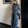 Women's Retro Sportswear Set: Spring Slim Fit Hoodie & Wide Leg Pants Two-Piece Running Outfit