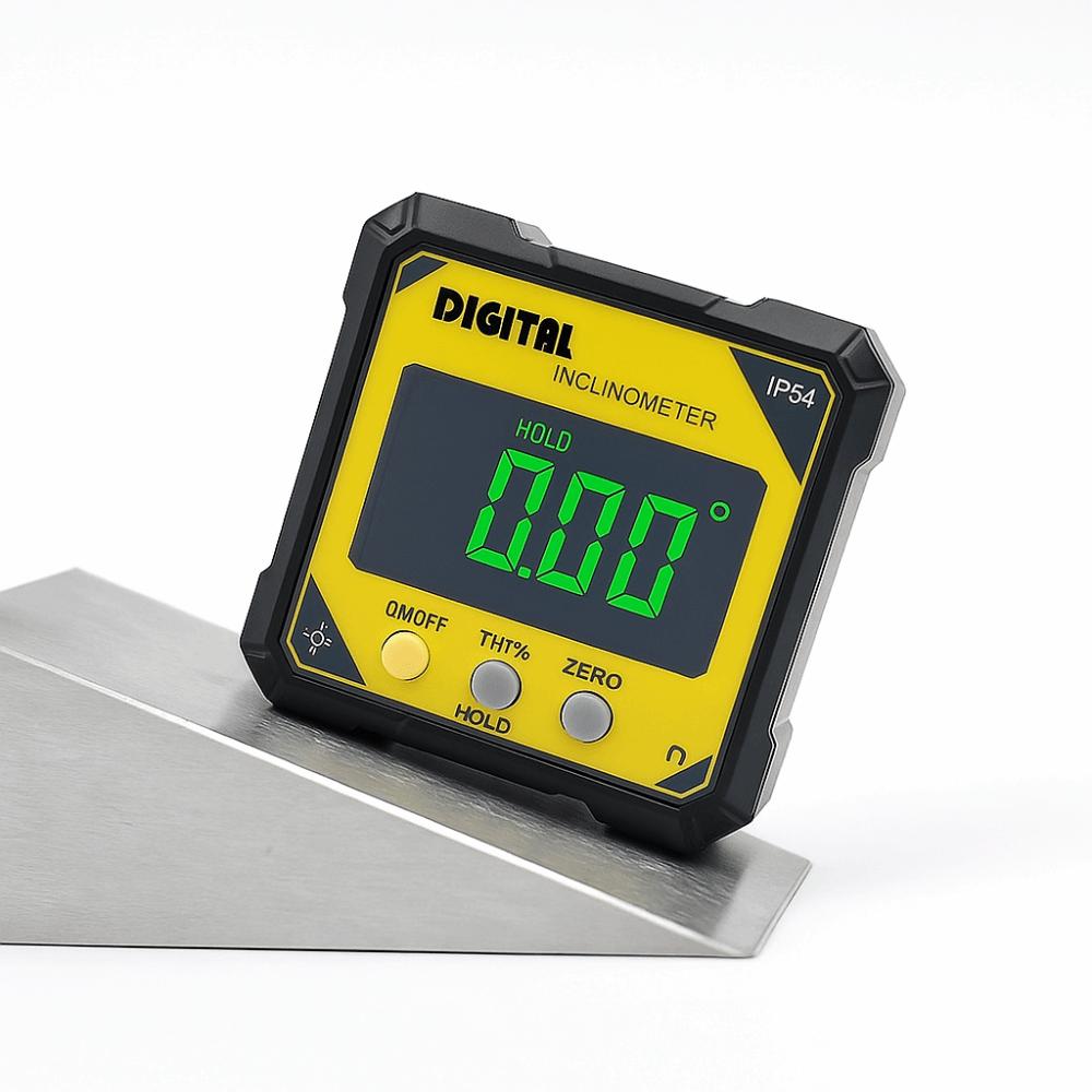 4 Sides Magnet Laser Angle Ruler Rechargeable Level Angle Goniometer Woodworking