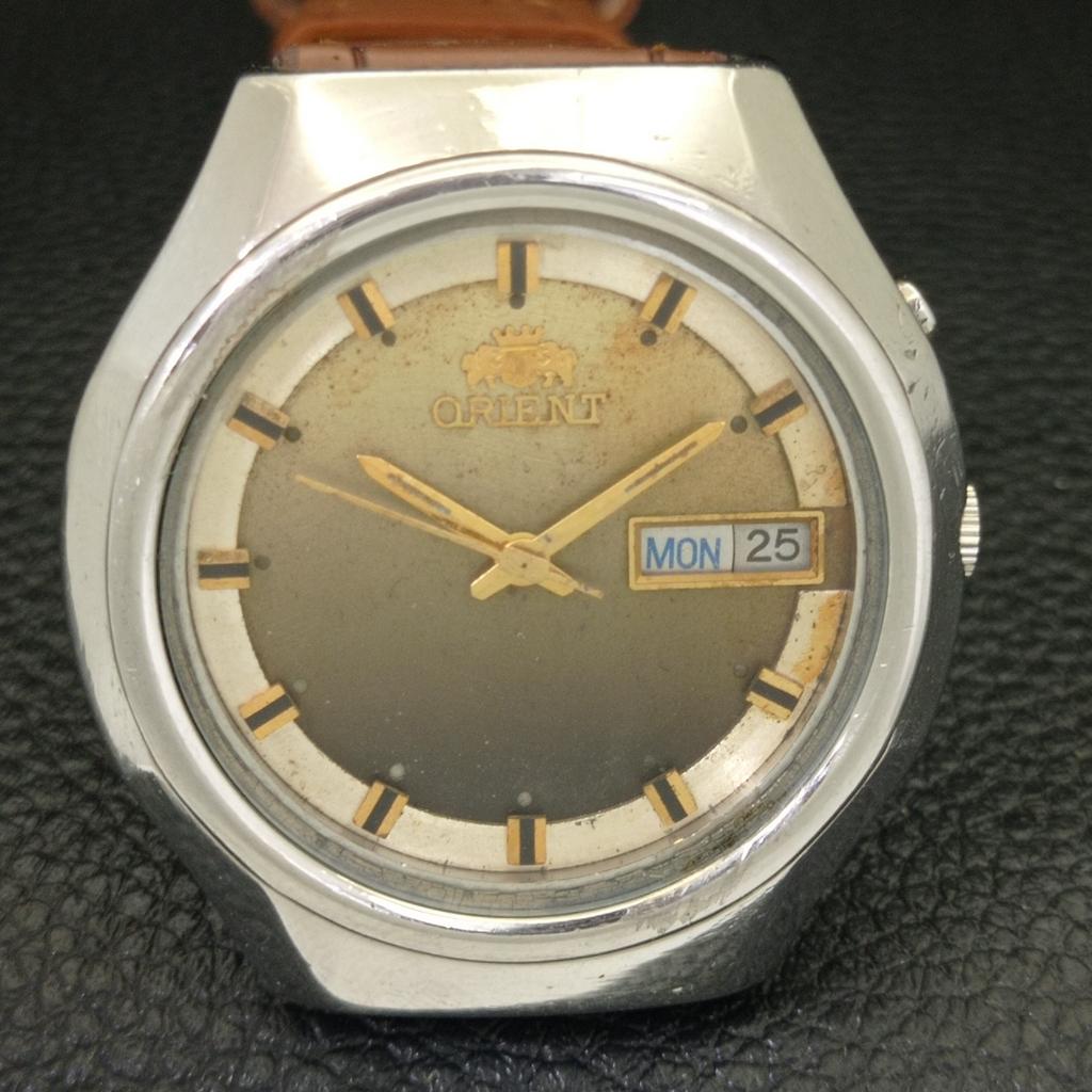 VINTAGE ORIENT AUTOMATIC 46940 JAPAN MENS ORIGINAL DIAL WATCH a701893-5 R207-a701893
