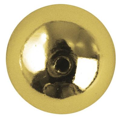 Plastic Beads, 2.5 Mm Ø, Gold, Box of 240 Pcs.