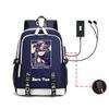 Arling In The Franxxx Anime Printed Backpack Male And Female Usb Large Capacity Charging Headphones School Bag