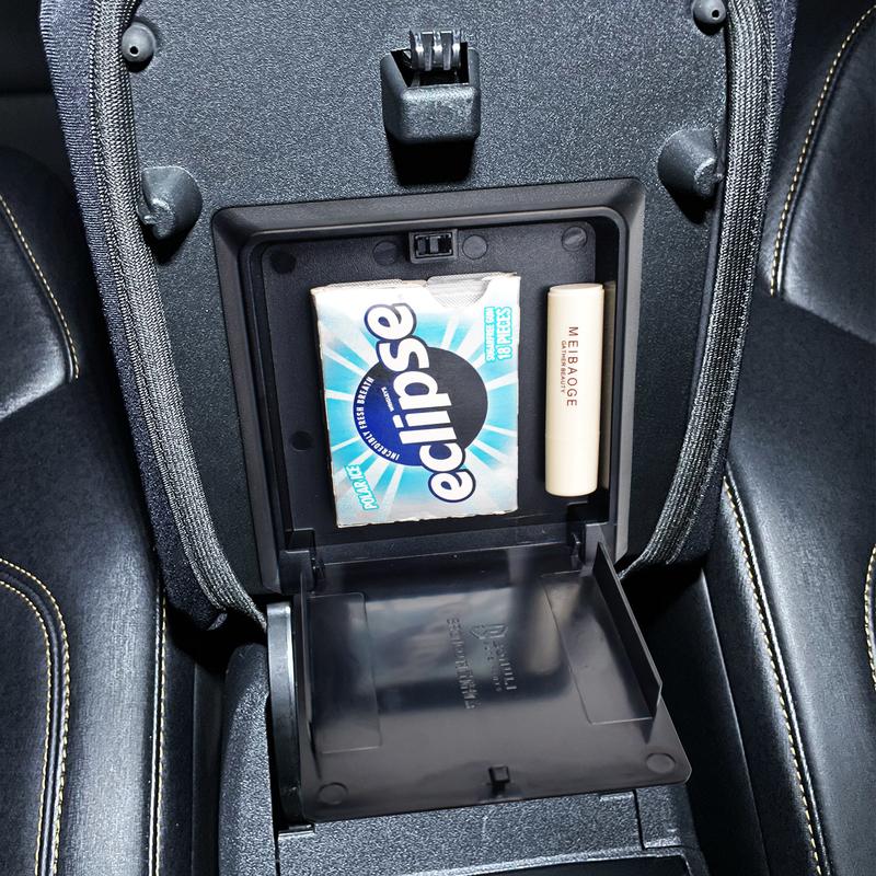 For Ford Bronco 6th Gen Armrest Hidden Box Car Storage Organizer Center Console Hidden Storage Box ABS Car Tray