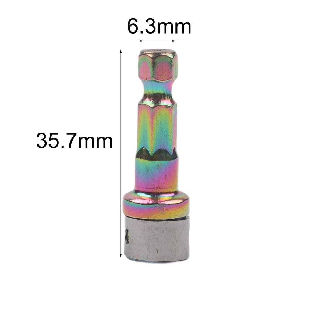 Wear Resistant Finish 8mm Hex Socket Nut Driver Hex Socket Adapter