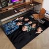 Custom Kpop Team Mat Personalized Name, Polyester Washable Indoor Entryway Rug, Gift for Christmas, Easter, Thanksgiving Day