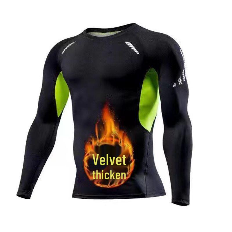 

Men s Fleece-Lined, Thick Elastic Bodysuit for Running and Basketball Training 3XL (165-180 lbs)