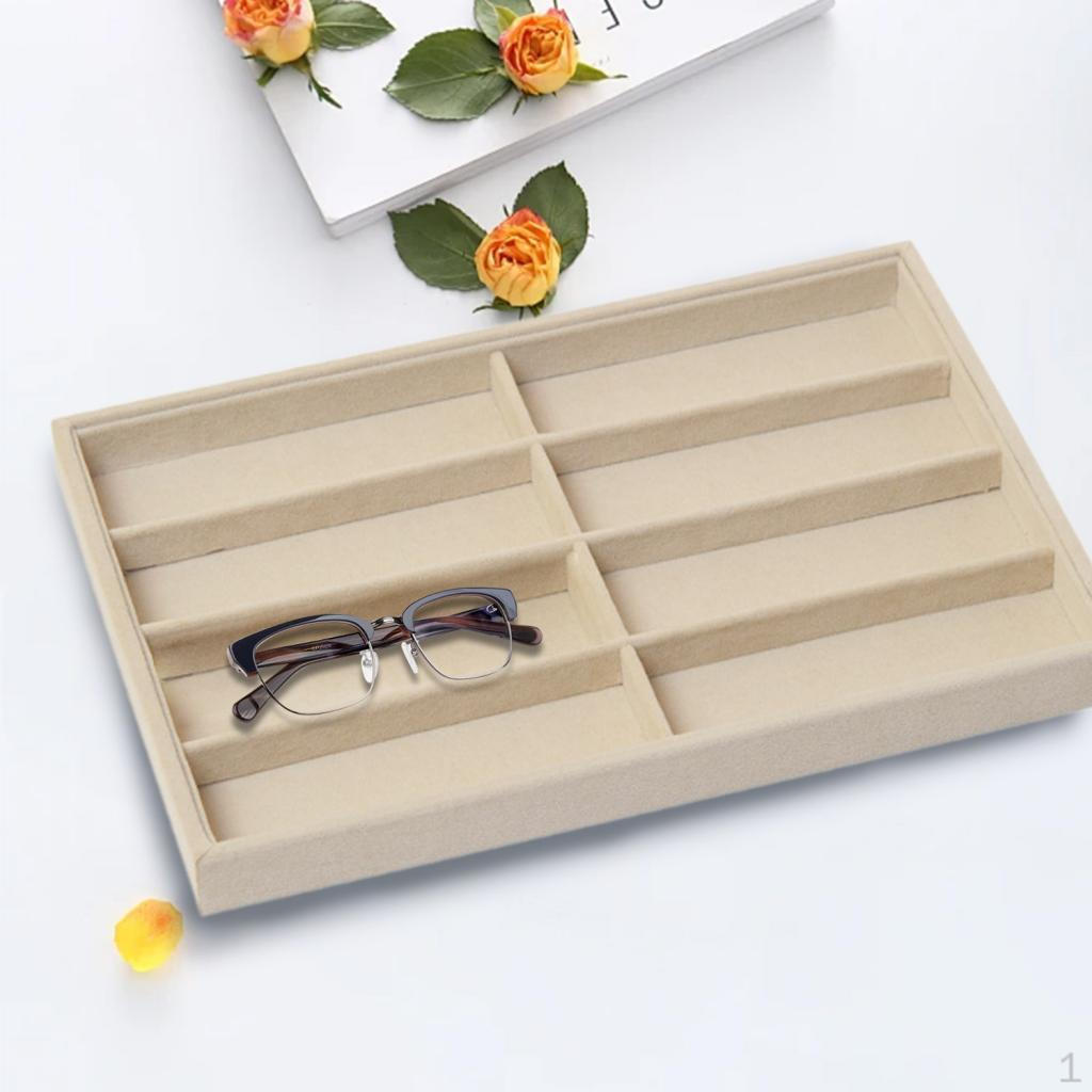 Eyewear Display Tray for Glasses And Sunglasses Storage In Living Space
