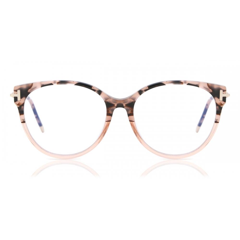 

Tom Ford Ft5770 B Blue Light Block 055 Women Eyeglasses Colorful Tortoise/54-17-140