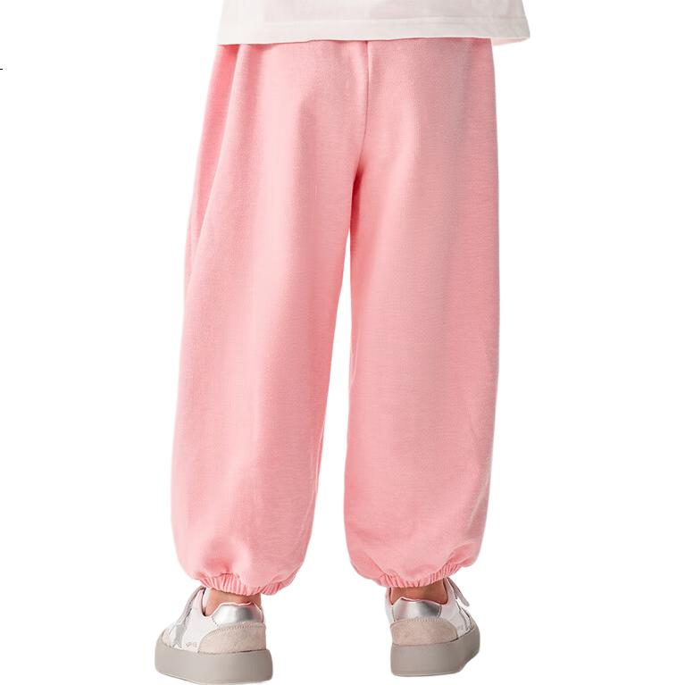 Badibadi Spring And Autumn Infant And Toddler Sweatpants, Boys And Girls Baby Casual Comfortable Breathable Long Pants, Gray Hello, Size 110