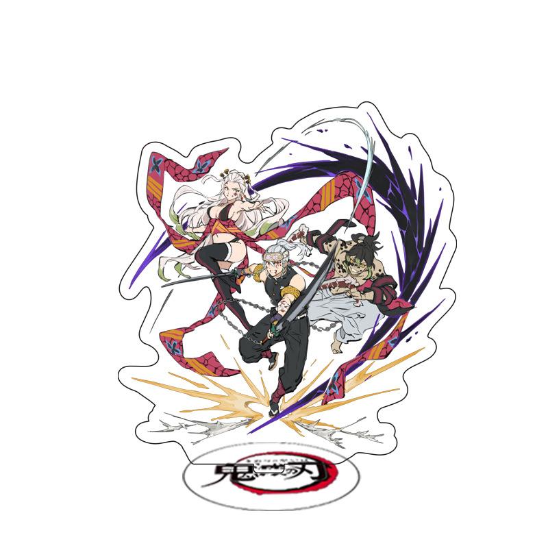 Demon Slayer Anime Acrylic Stand Kimetsu No Yaiba Kamado Tanjirou Hashira Giyuu Action Figure Desk Model Toy