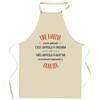 Tablier De Cuisine - Une Maelya Aussi Géniale - Impression Bretonne - Coton Épais Résistant - Liens Ajustables