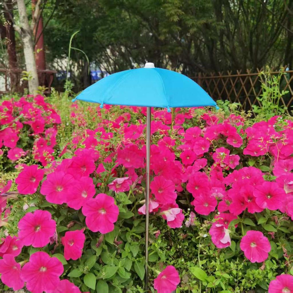 Shade Umbrella For Plants Adjustable Height Garden Plants Parasols Shade Waterproof Parasol Gardening Accessories For Seedling