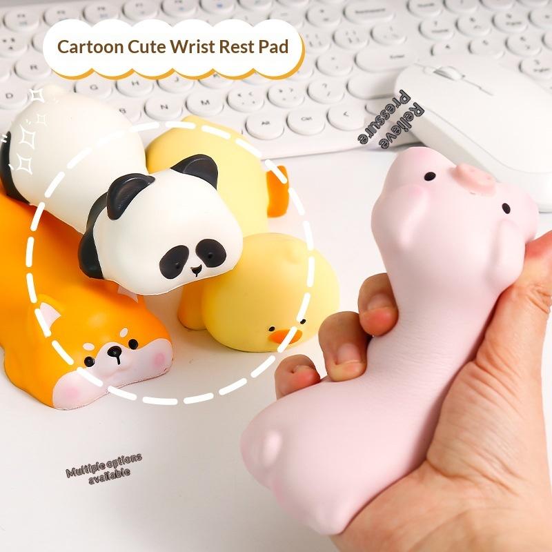 Decompression Mouse Pad/Wrist Pad Ergonomic Wrist Support Stress-relieving Toy For Office Computer Desk Gaming Mouse Keyboard