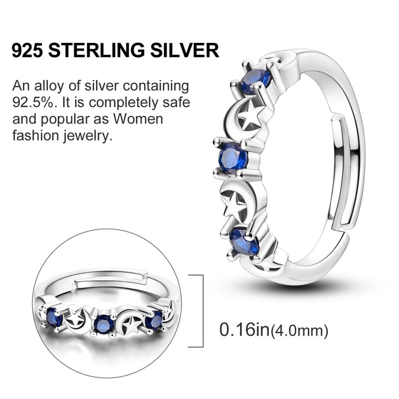 Originální stříbrný prsten 925 Barevné diamanty Zirkony Prsten na prst Pro ženy Šperky Svatební Zásnubní Dárek k narozeninám
