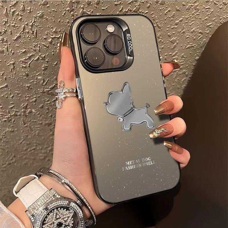 

Bell Puppy iPhone Case: Compatible with iPhone 16, 15 Pro, 14 Drop-proof, 13 Pro Max, and 12x. iPhone 12 Pro