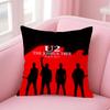 Irish rock Innovative Grandiose Provocative UU2S band Cushion Cover Pillow Case Soft Friendly Fabric  Concealed Zipper