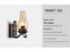 French Antique Style Retro Kerosene Wall Lamp