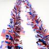 Amerikaanse Vlag Tinsel Sterren Strepen Print Glanzend Onafhankelijkheidsdag Wanddecoratie Feestdecoratie Patriotische Tinsel Amerikaanse Vlaggen Slingers Feestartikelen