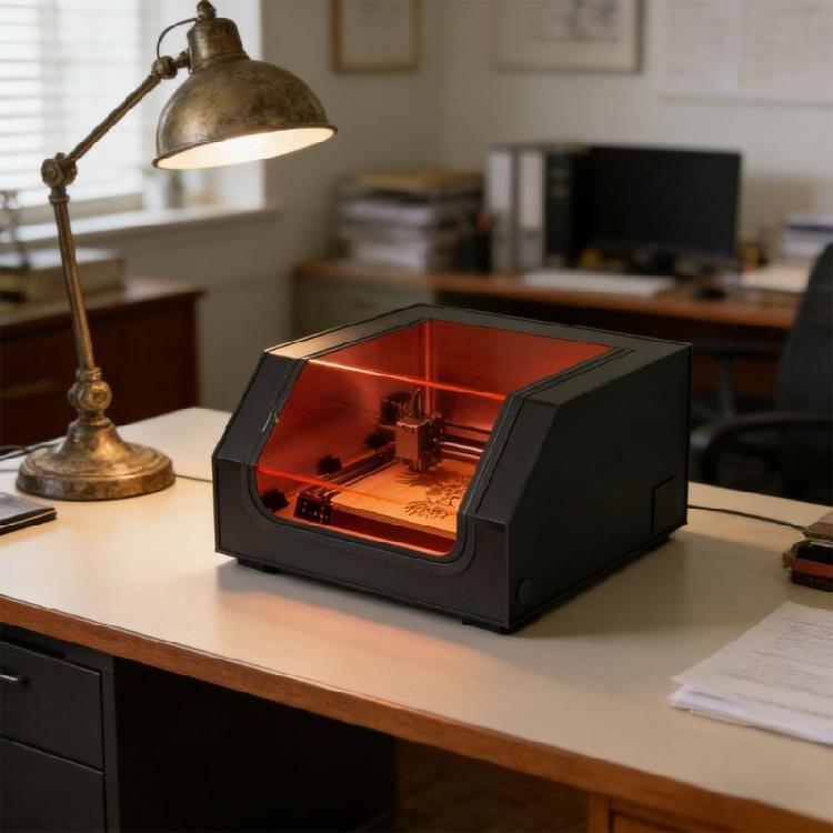 Multiple Purpose Engraving Equipment Guard Featuring Clear Viewing Window And Installed Ventilation System